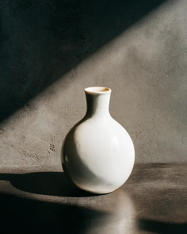 No. 05 Bud Vase — White porcelain