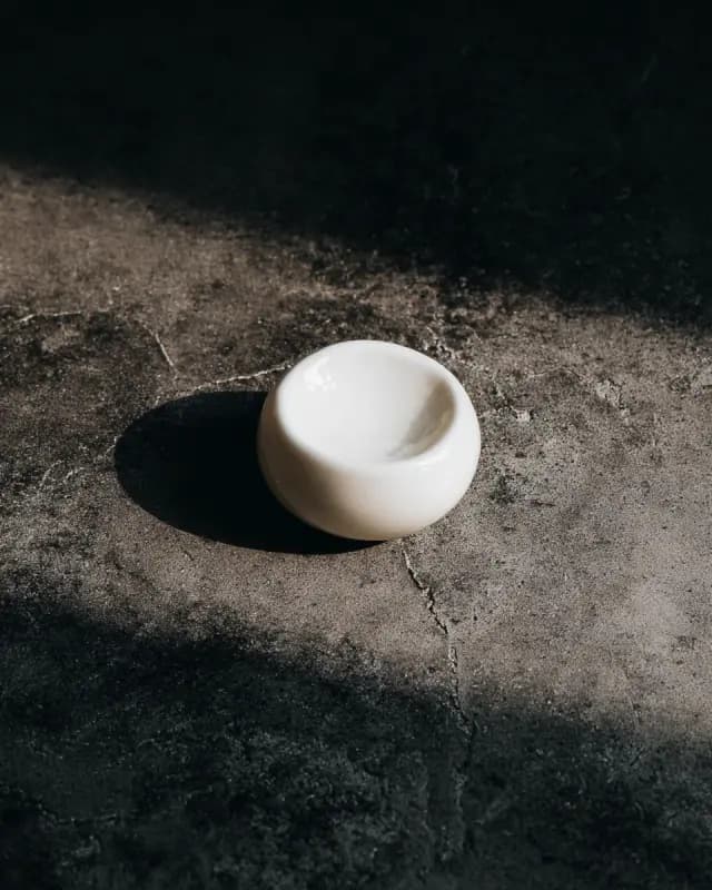 No. 04 Sauce Bowl — White porcelain